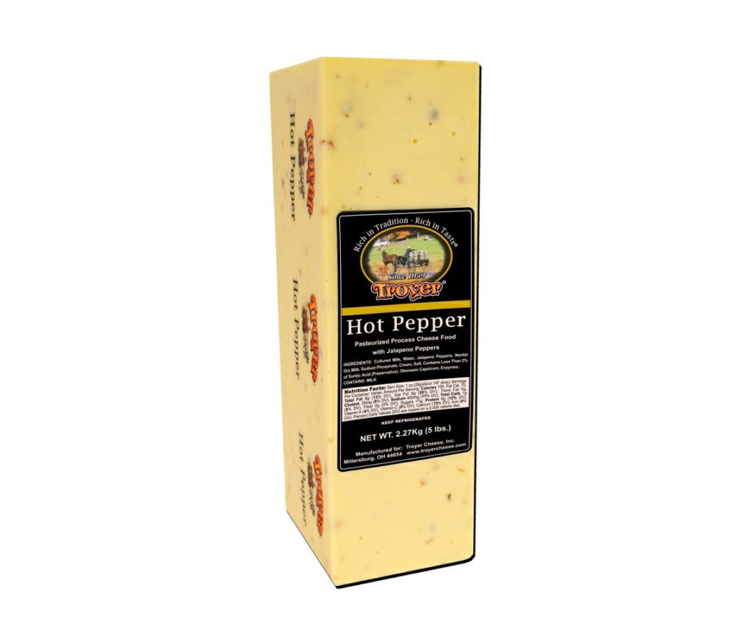 Hot Pepper Cheese (5lb) Troyer Market
