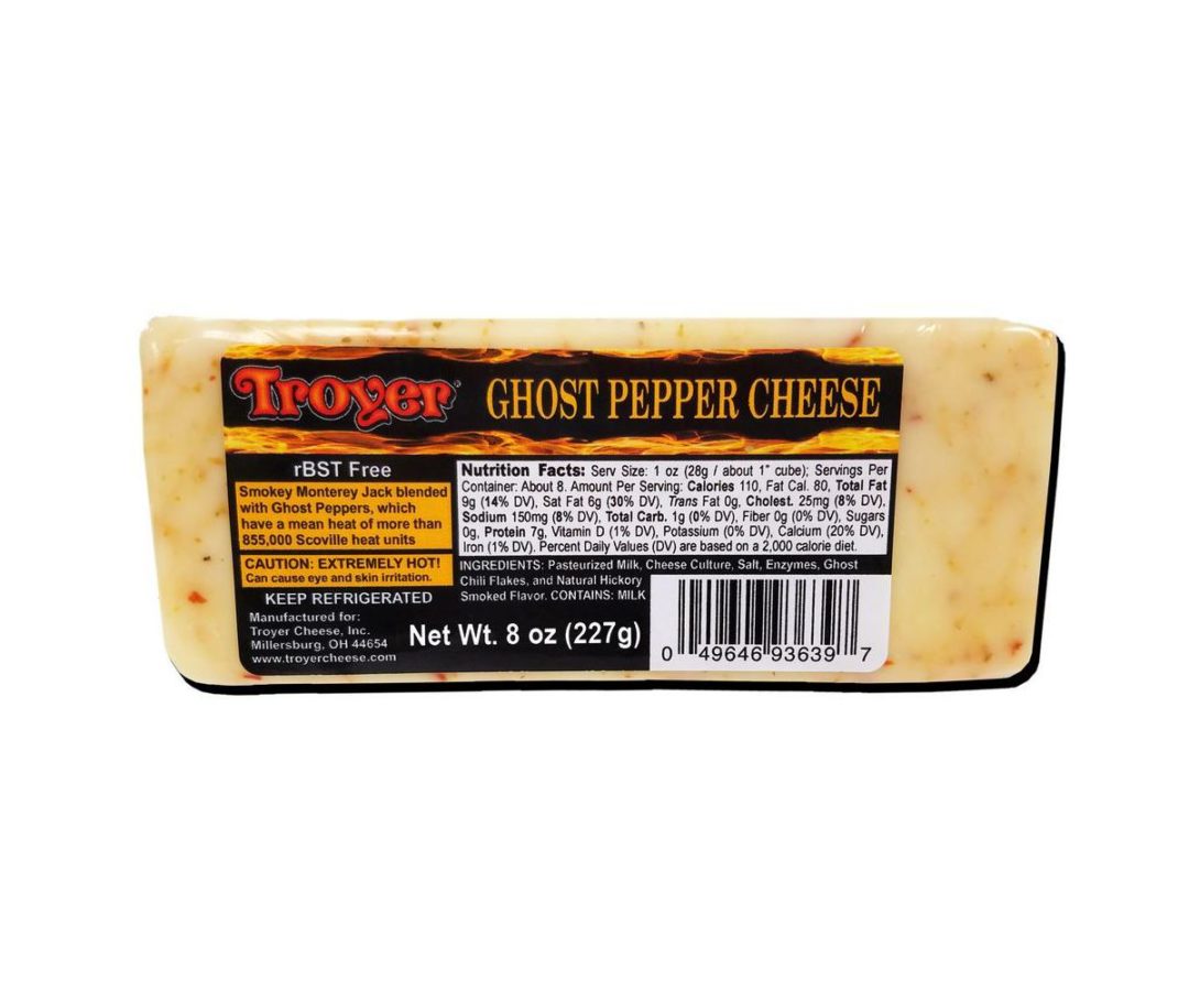 Ghost Pepper Cheese (8oz) Troyer Market