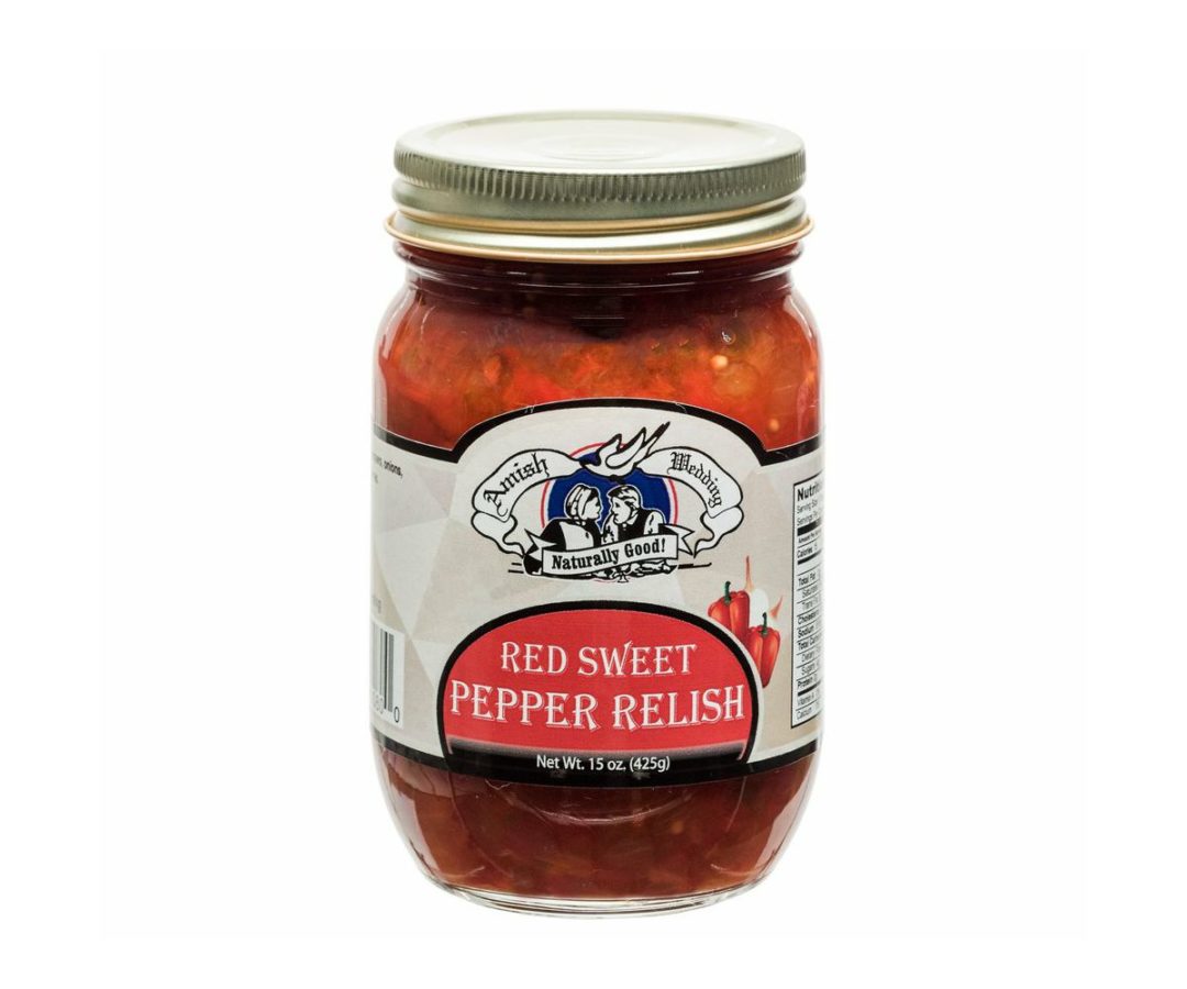 Red Sweet Pepper Relish (15oz) Troyer Market