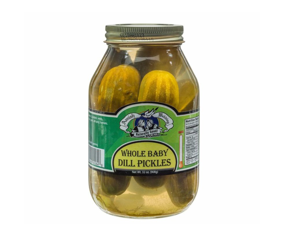 Whole Baby Dill Pickles (32oz) Troyer Market