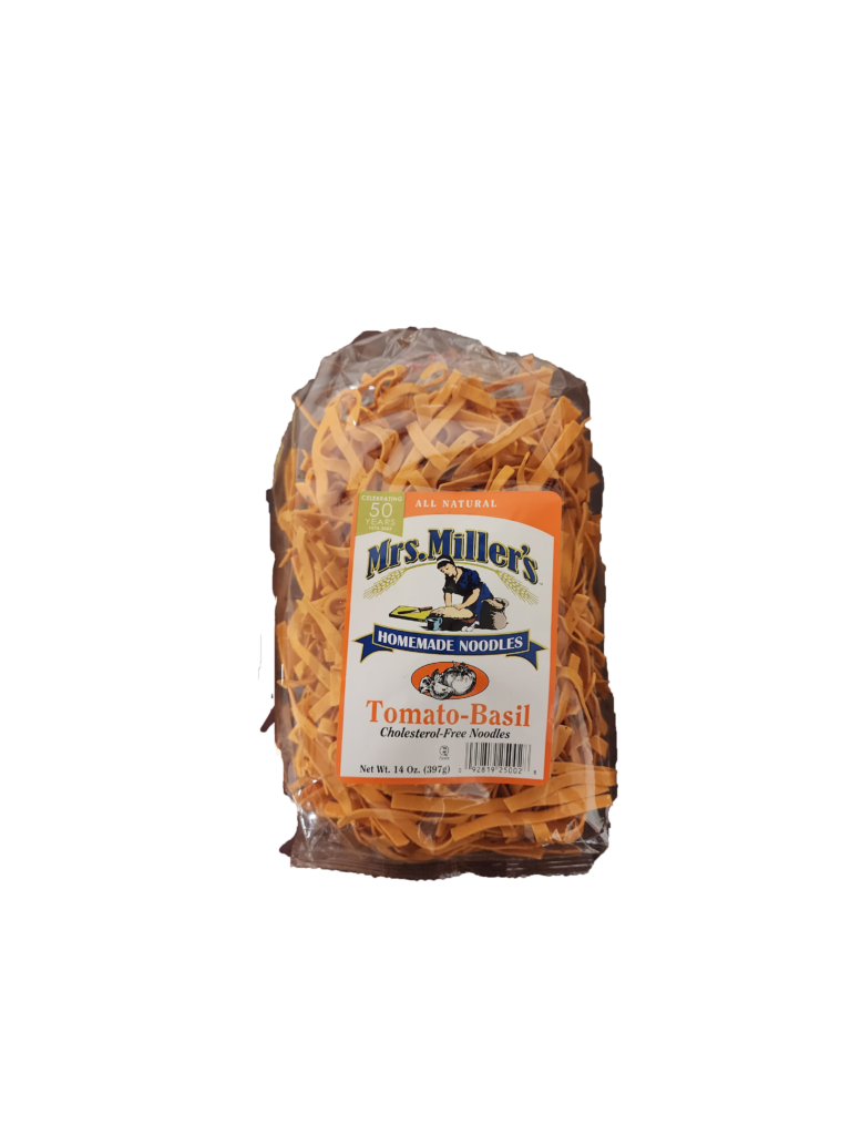 Mrs. Miller's Tomato Basil Noodles (14oz) - Troyer Market