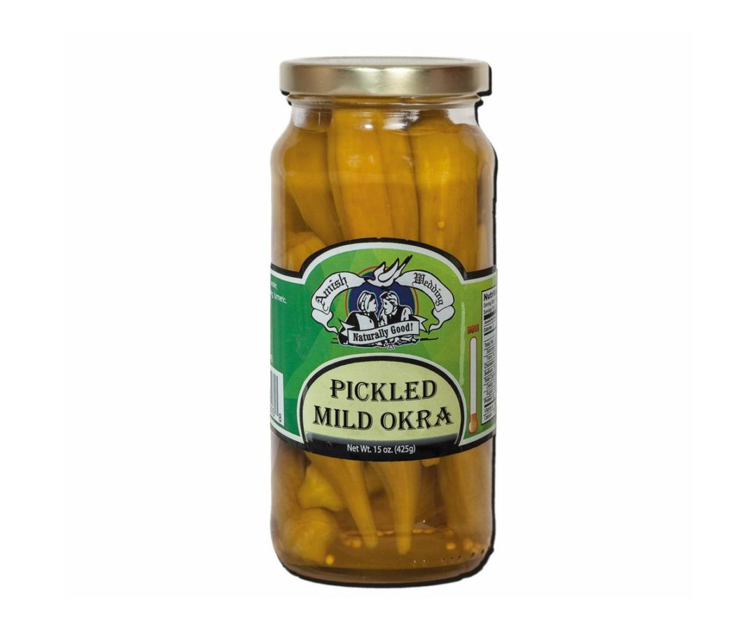 Mild Pickled Okra (16oz) Troyer Market