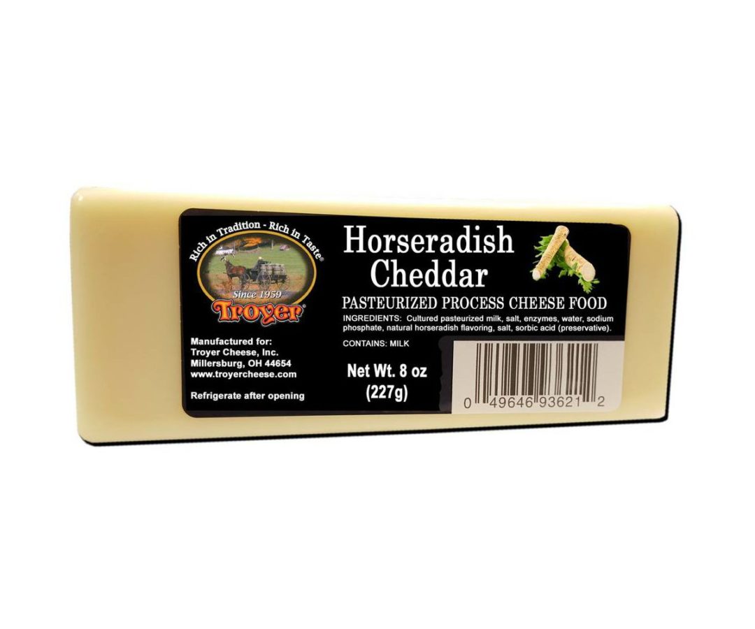 Horseradish Cheddar Shelf Stable (8oz) Troyer Market