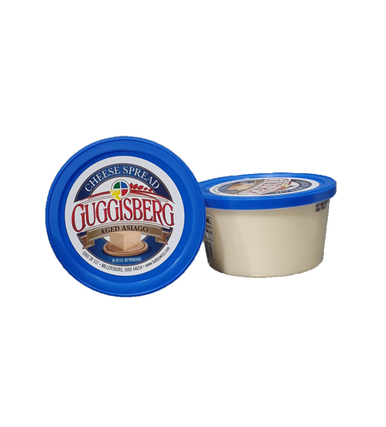 Guggisberg Aged Asiago Cheese Spread (8oz) Troyer Market